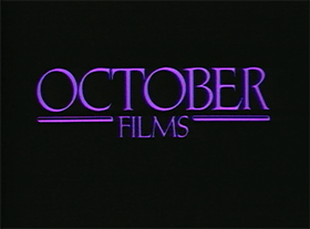 October Films logo (1996)